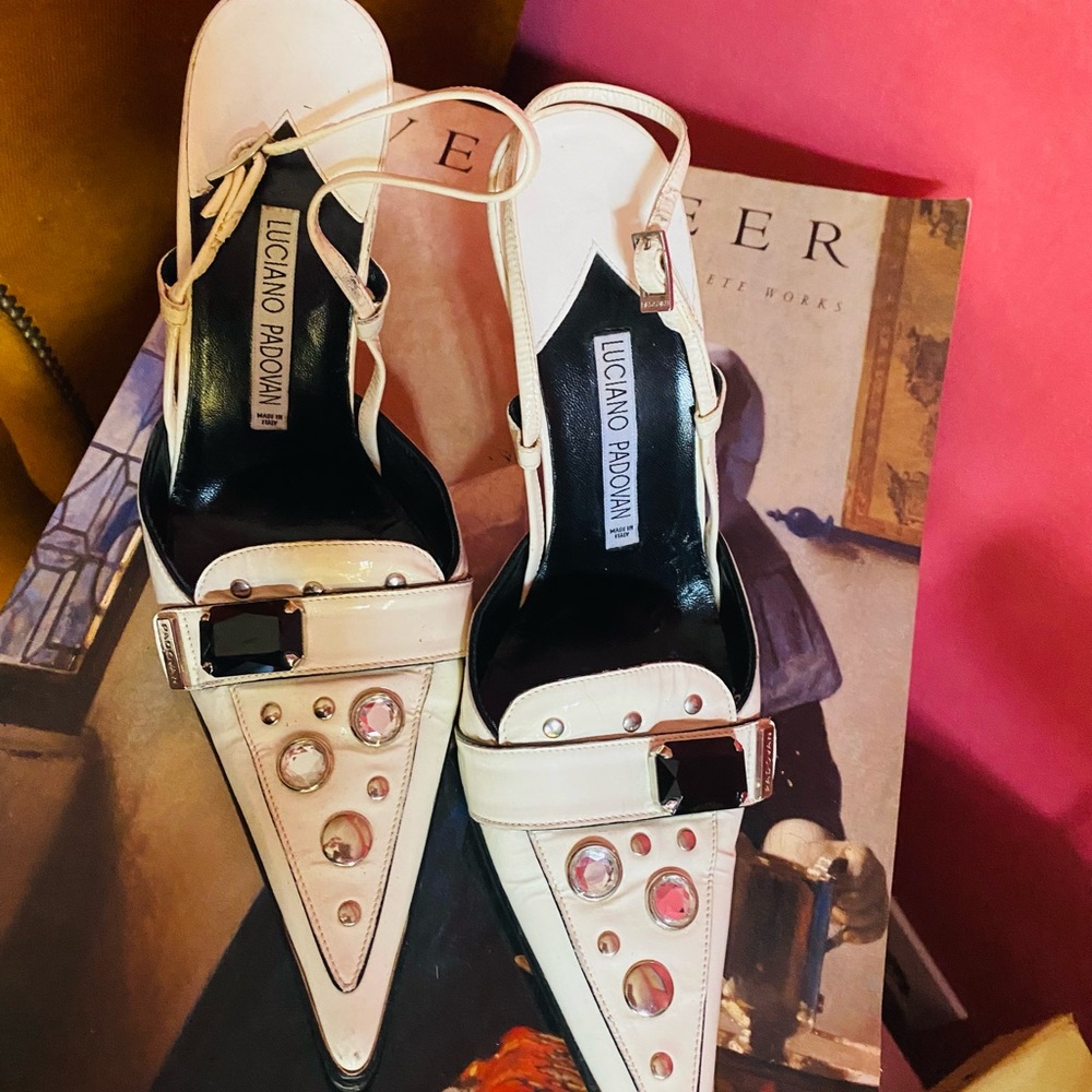Luciano Padovan Rhinestones Heels